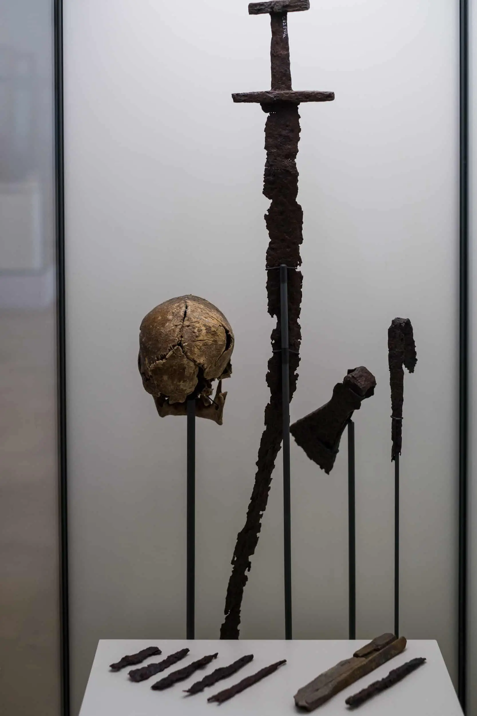 Items from a Viking female grave