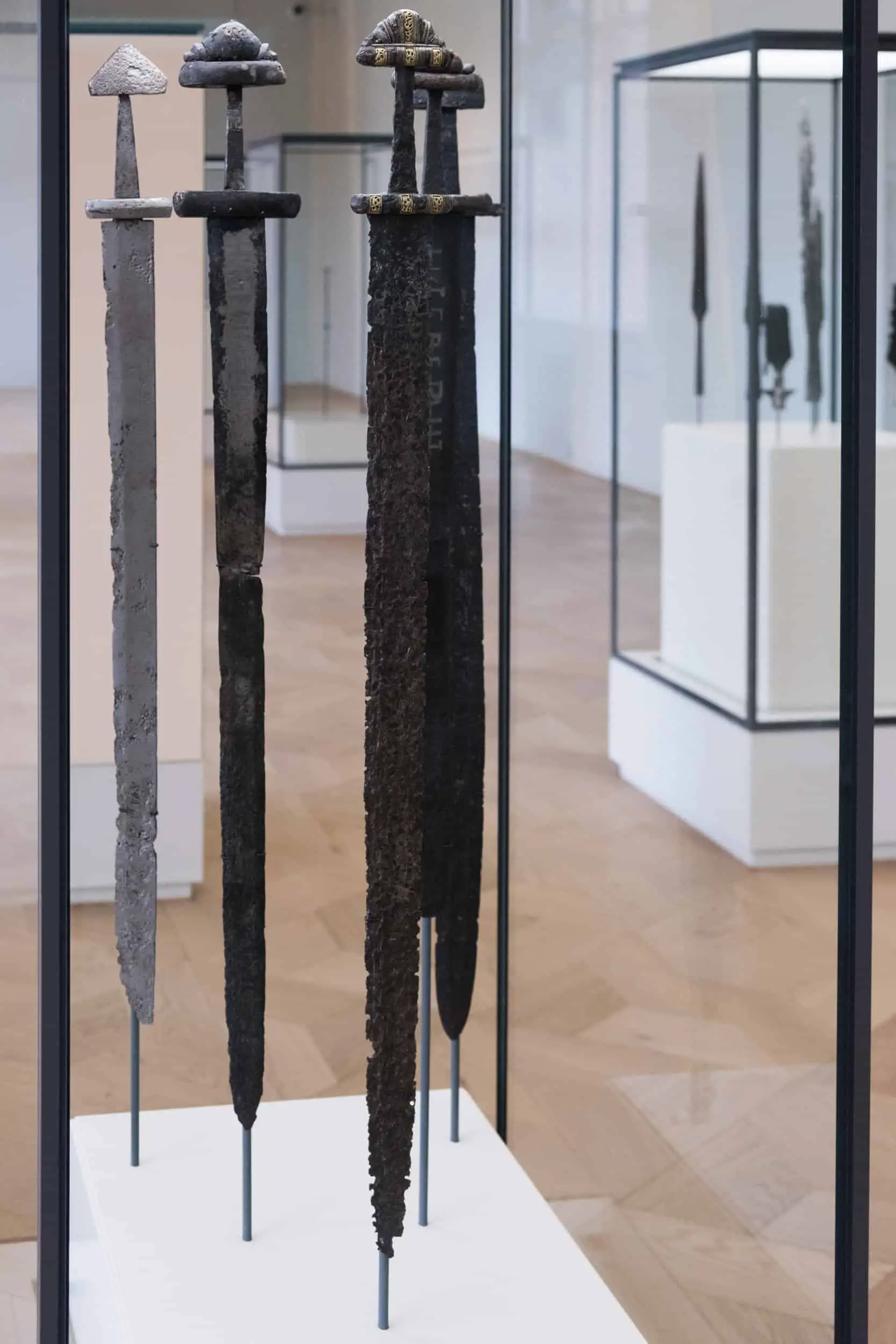 Many swords are found from the Viking age